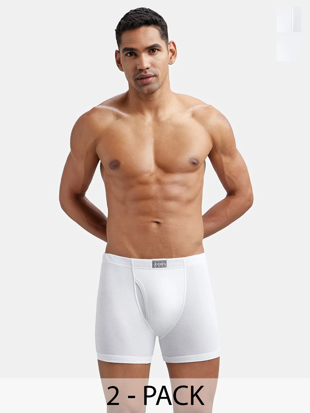 Pack Of 2 Super Combed Cotton Rib Boxer Brief with Ultrasoft and Durable Waistband-8008, White
Pack Of 2 Super Combed Cotton Rib Boxer Brief with Ultrasoft and Durable Waistband-8008, White