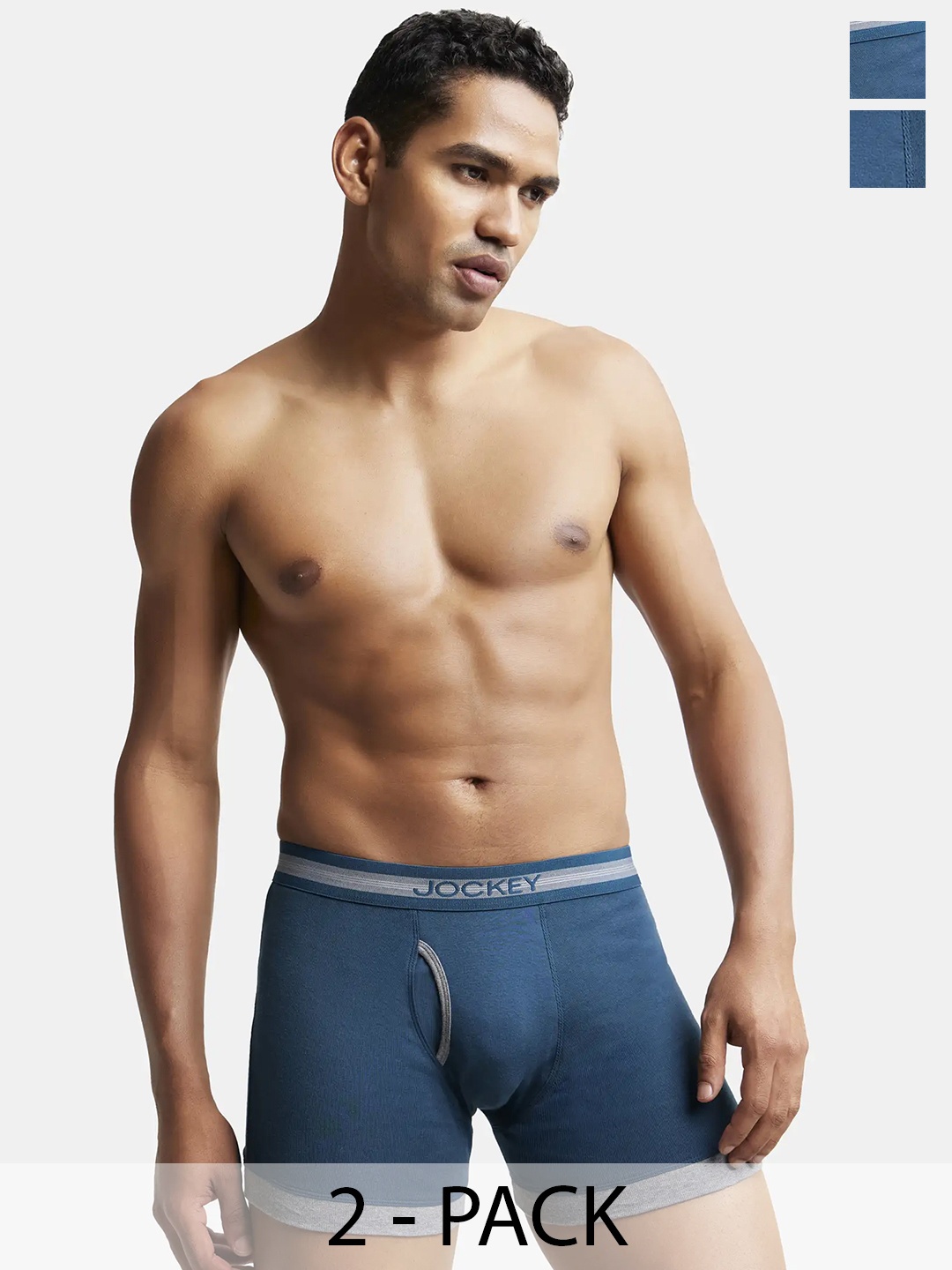 Pack Of 2 Super Combed Cotton Rib Solid Boxer Brief with StayFresh Treatment-1017, Blue
Pack Of 2 Super Combed Cotton Rib Solid Boxer Brief with StayFresh Treatment-1017, Blue