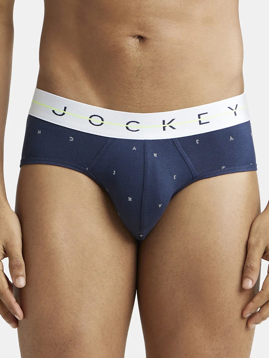 Jockey Super Combed Cotton Stretch Printed Brief with Ultrasoft Waistband-NY01, Navy blue
Jockey Super Combed Cotton Stretch Printed Brief with Ultrasoft Waistband-NY01, Navy blue