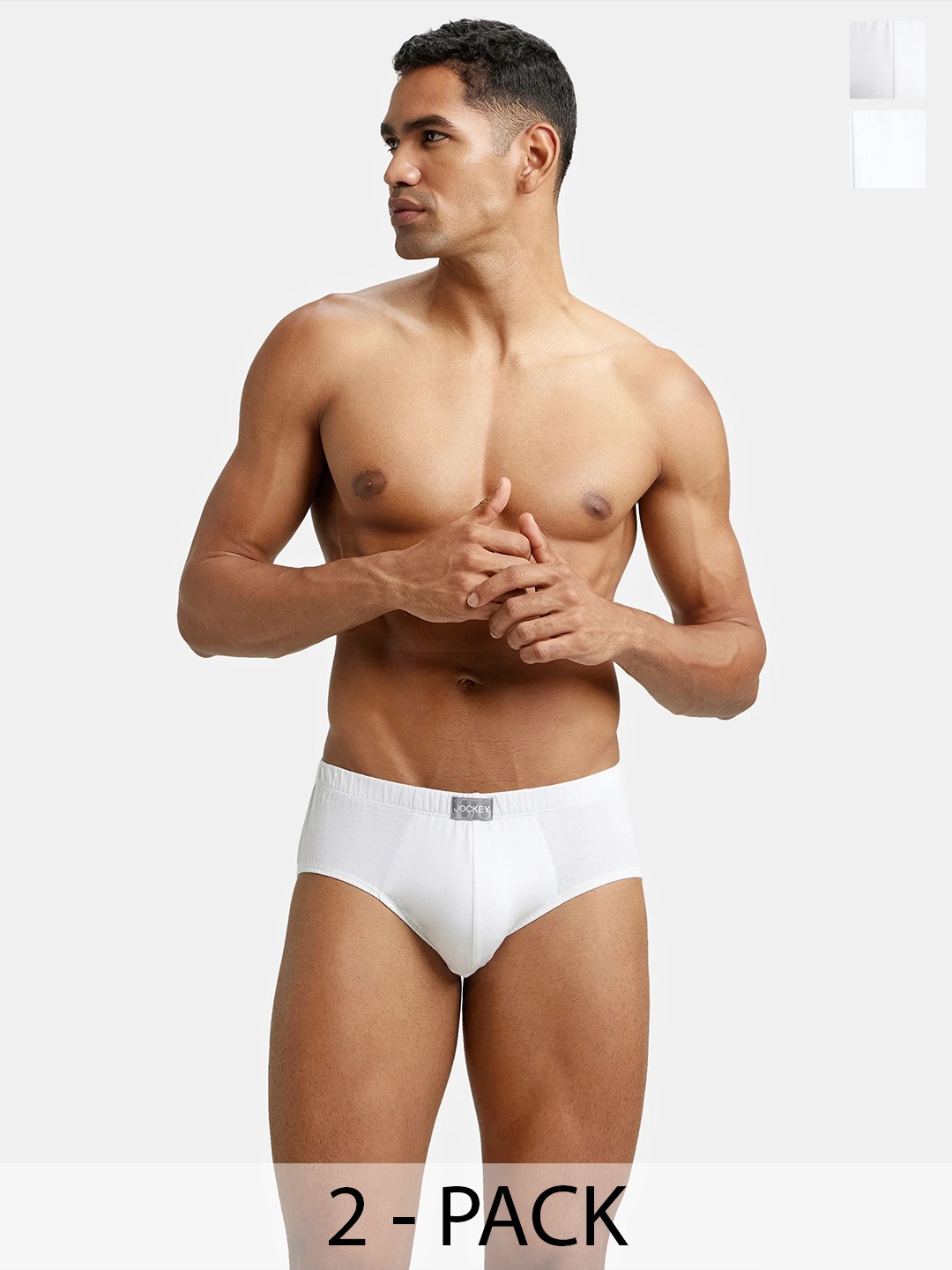 Jockey Pack of 3 Super Combed Cotton Solid Brief with Ultrasoft Concealed Waistband-8035, White
Jockey Pack of 3 Super Combed Cotton Solid Brief with Ultrasoft Concealed Waistband-8035, White