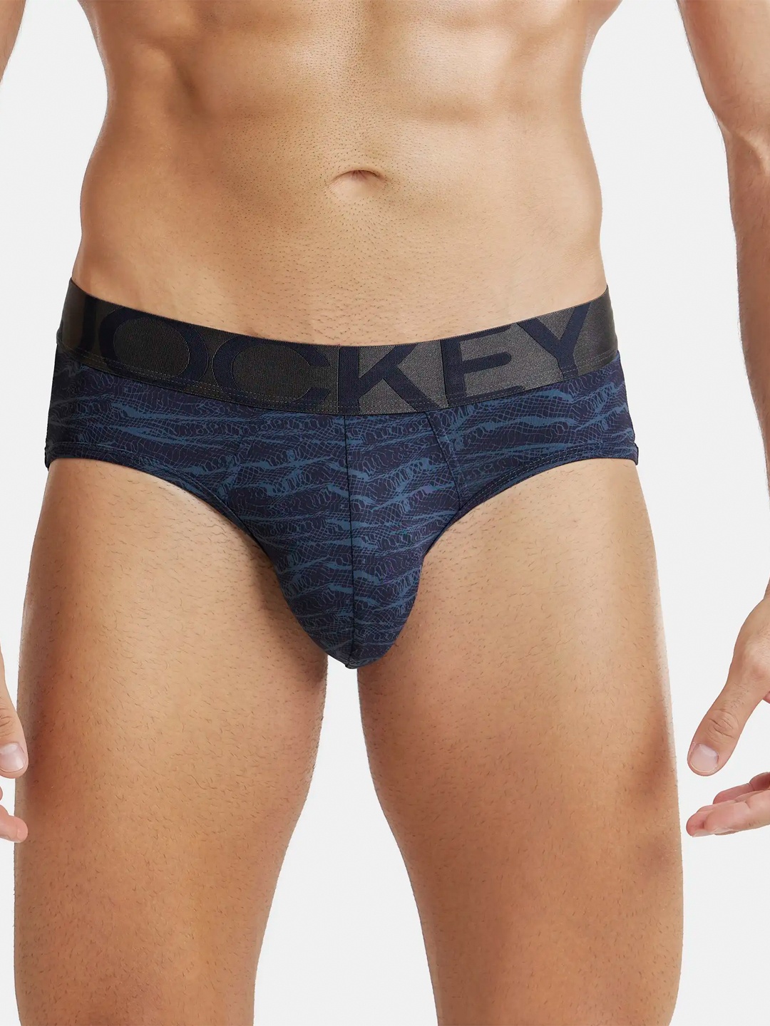 Jockey Tactel Microfiber Stretch Printed Brief with Moisture Move Treatment-IC29, Navy blue
Jockey Tactel Microfiber Stretch Printed Brief with Moisture Move Treatment-IC29, Navy blue