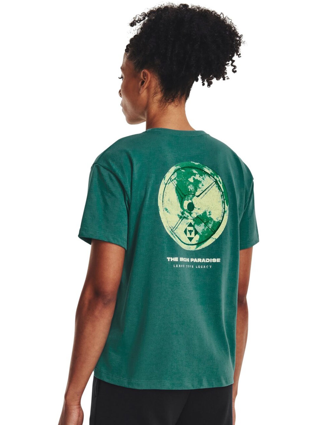 UNDER ARMOUR Printed Project ROCK GLOBE Short Sleeves Back Round Neck T-shirt, Green
UNDER ARMOUR Printed Project ROCK GLOBE Short Sleeves Back Round Neck T-shirt, Green