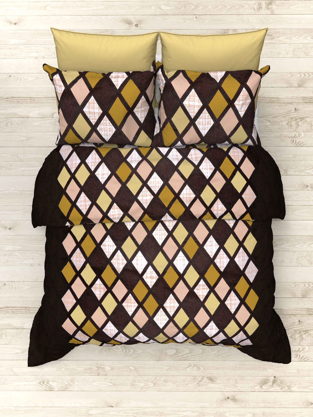 THE WHITE MOSS Coco Green Geometric Cotton 160 TC King Bedsheet With 2 Pillow Covers
THE WHITE MOSS Coco Green Geometric Cotton 160 TC King Bedsheet With 2 Pillow Covers