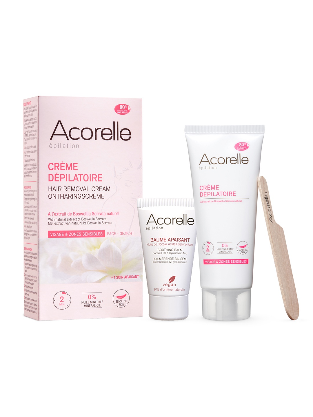 Acorelle Epilation Face & Sensitive Areas Hair Removal Cream For Sensitive Skin - 75ml, Pink
Acorelle Epilation Face & Sensitive Areas Hair Removal Cream For Sensitive Skin - 75ml, Pink