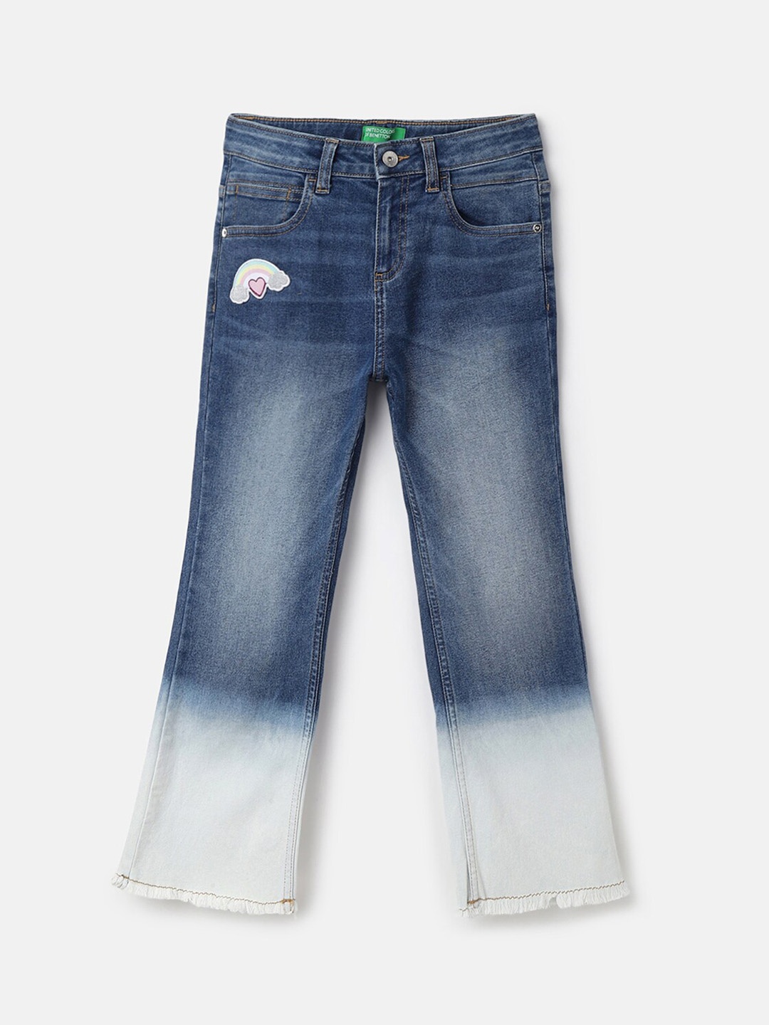 United Colors of Benetton Girls Bootcut Ombre Clean Look Heavy Fade Stretchable Jeans, Blue
United Colors of Benetton Girls Bootcut Ombre Clean Look Heavy Fade Stretchable Jeans, Blue