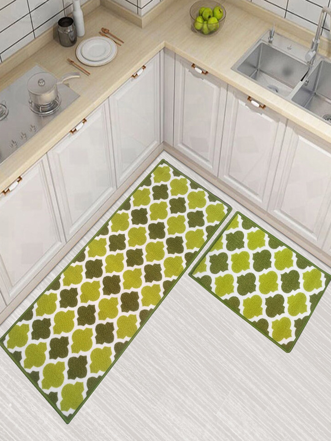 Matz and More Olive-Green & White 2 Pieces Ethnic Motif Printed Anti-Slip Runner & Floor
Matz and More Olive-Green & White 2 Pieces Ethnic Motif Printed Anti-Slip Runner & Floor
