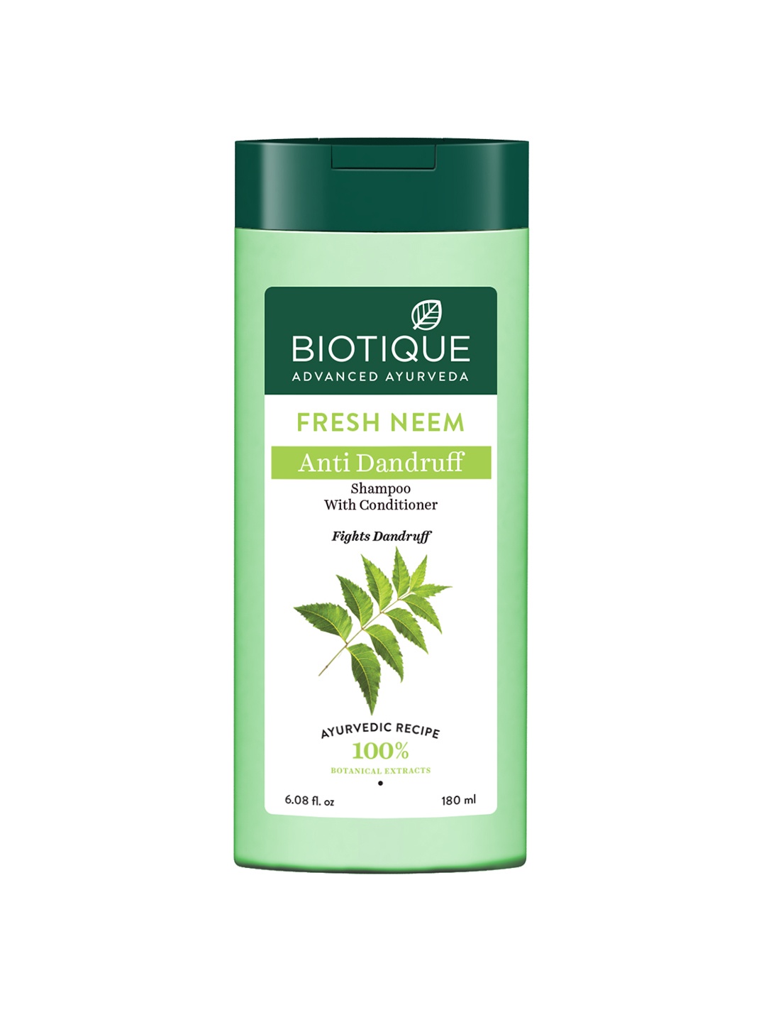 Biotique Fresh Neem Anti-Dandruff Shampoo & Conditioner with Bhringraj - 180ml, Green
Biotique Fresh Neem Anti-Dandruff Shampoo & Conditioner with Bhringraj - 180ml, Green