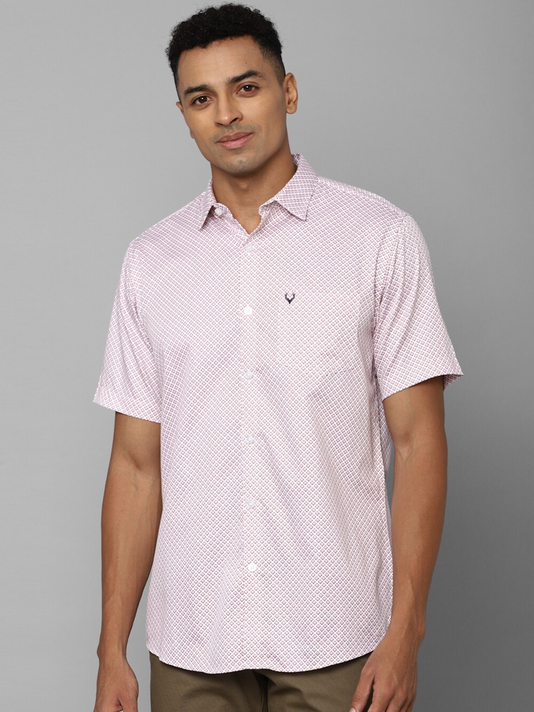 Allen Solly Slim Fit Micro Ditsy Printed Spread Collar Pure Cotton Casual Shirt, Pink
Allen Solly Slim Fit Micro Ditsy Printed Spread Collar Pure Cotton Casual Shirt, Pink