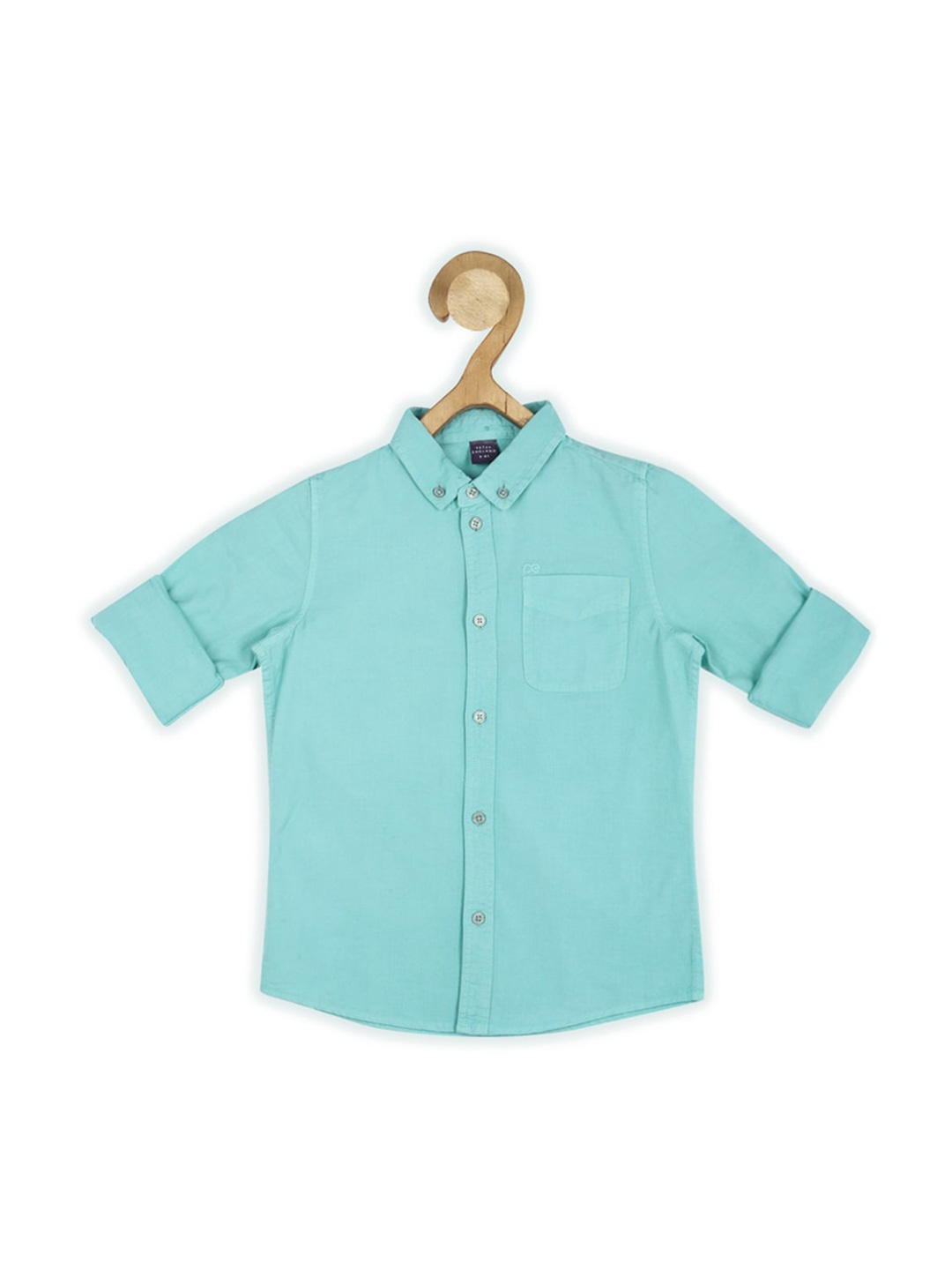Peter England Boys Spread Collar Roll Up Sleeves Opaque Pure Cotton Casual Shirt, Blue
Peter England Boys Spread Collar Roll Up Sleeves Opaque Pure Cotton Casual Shirt, Blue