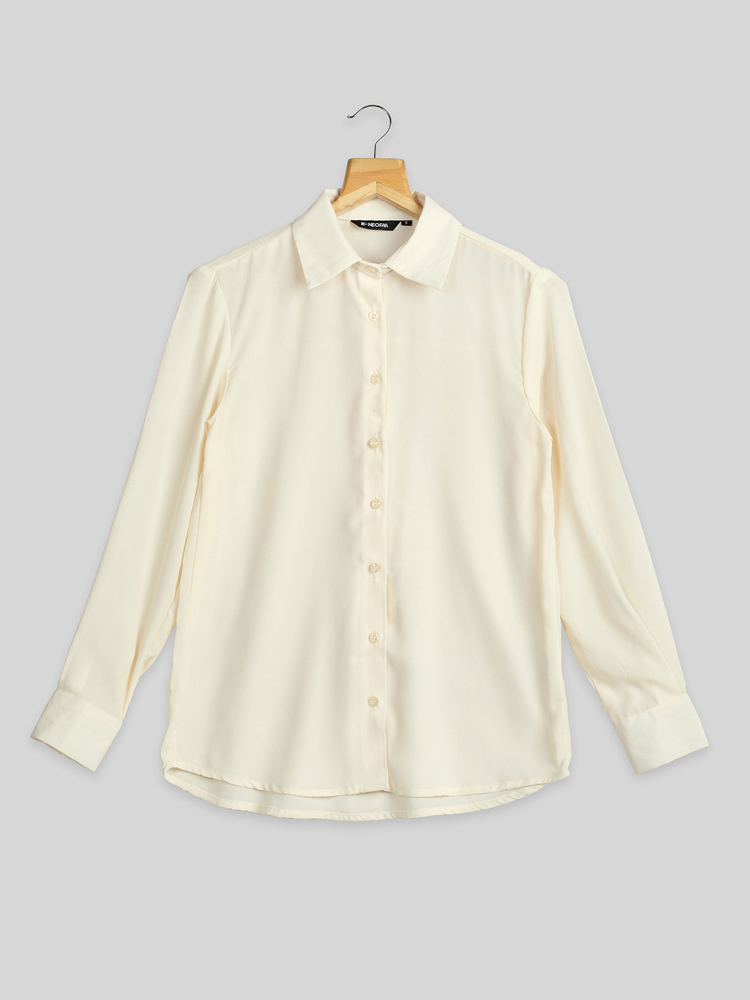 NEOFAA India Slim Spread Collar Semi Sheer Casual Shirt, Off white
NEOFAA India Slim Spread Collar Semi Sheer Casual Shirt, Off white