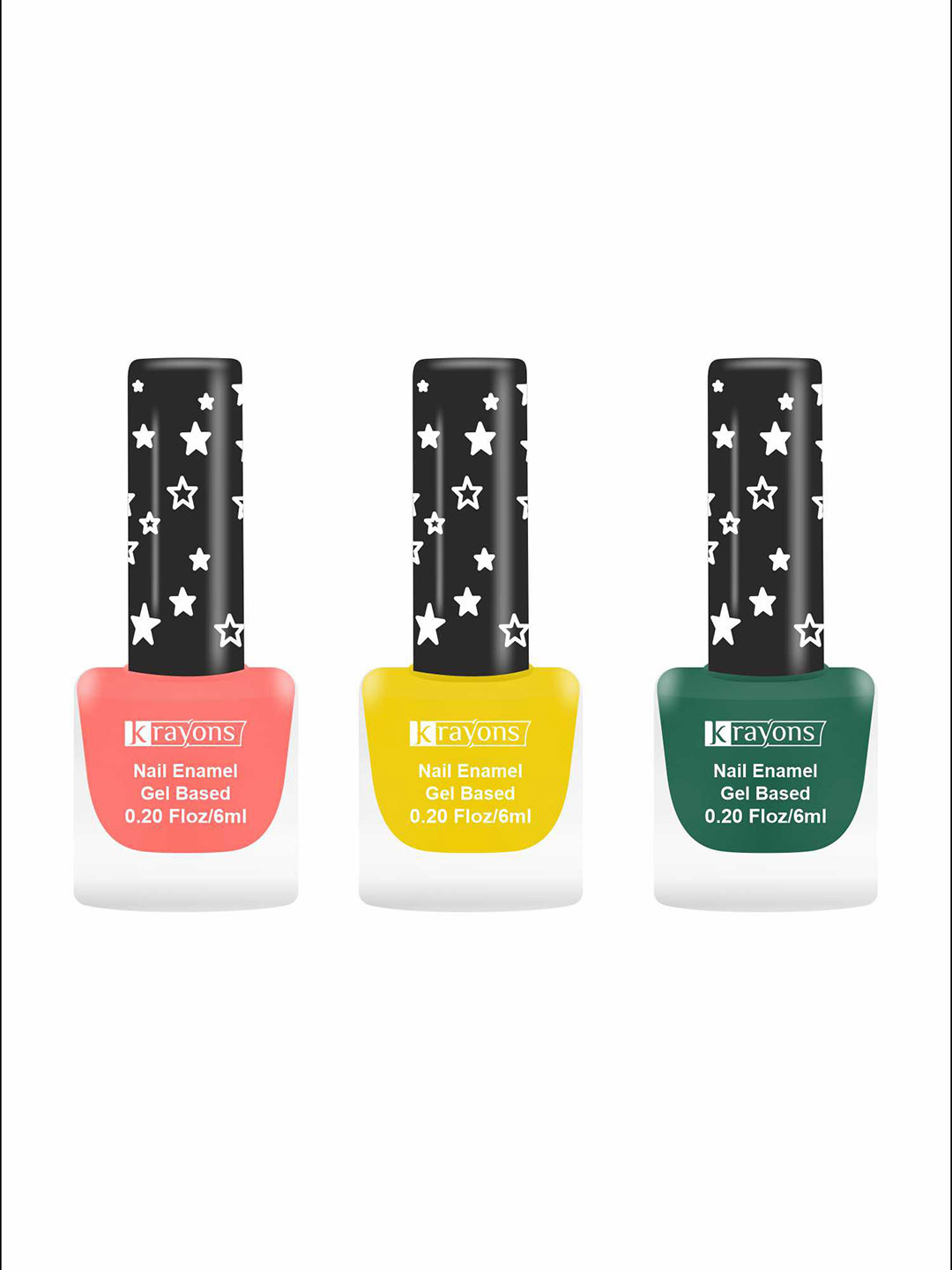 krayons Set of 3 Cute Super Matte Quick Dry Long Lasting Gel Based Nail Enamel - 6 ml each, Yellow
krayons Set of 3 Cute Super Matte Quick Dry Long Lasting Gel Based Nail Enamel - 6 ml each, Yellow