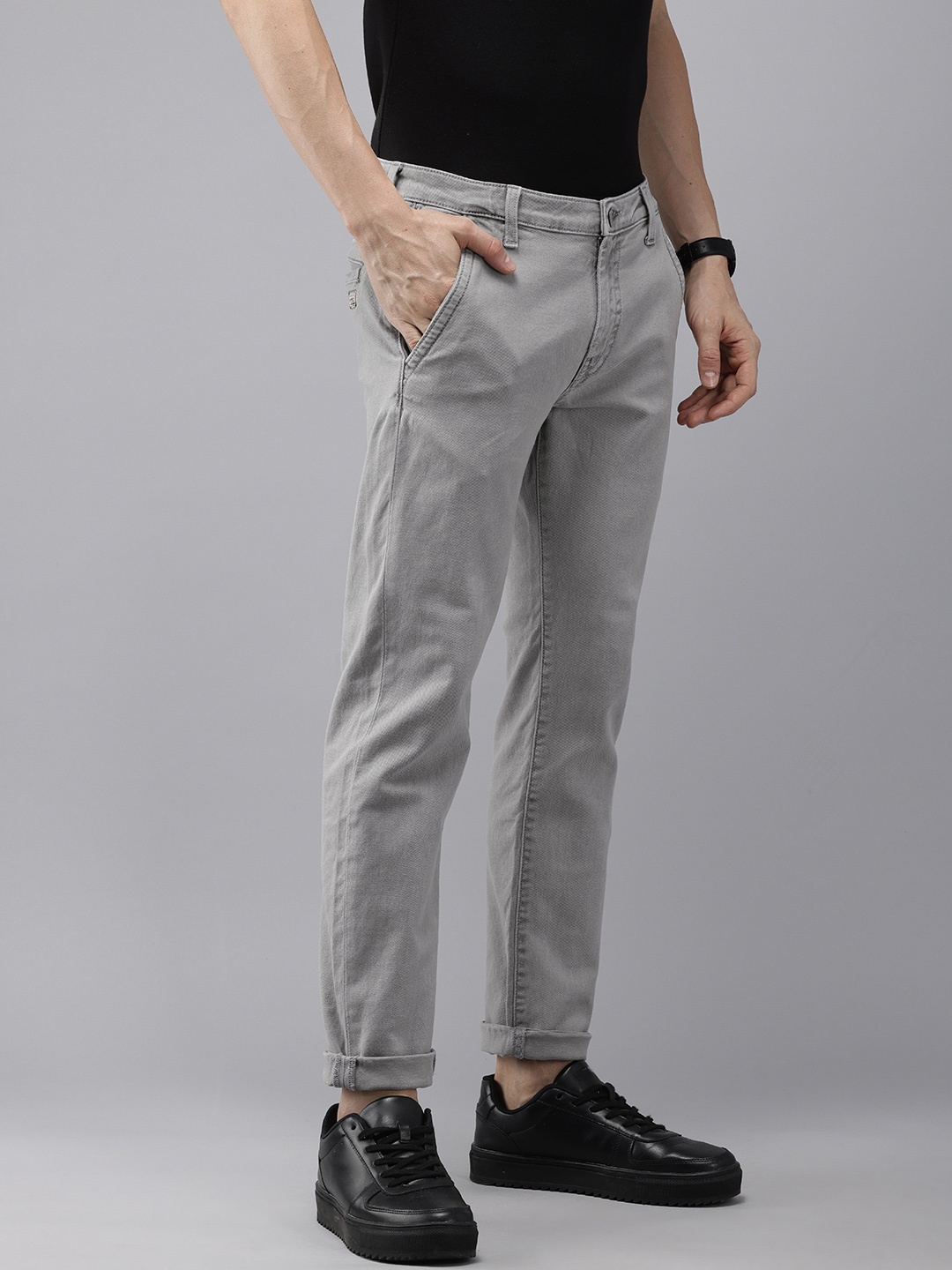 U.S. Polo Assn. Denim Co. Men Brandon Slim Tapered Fit Stretchable Jeans, Grey
U.S. Polo Assn. Denim Co. Men Brandon Slim Tapered Fit Stretchable Jeans, Grey