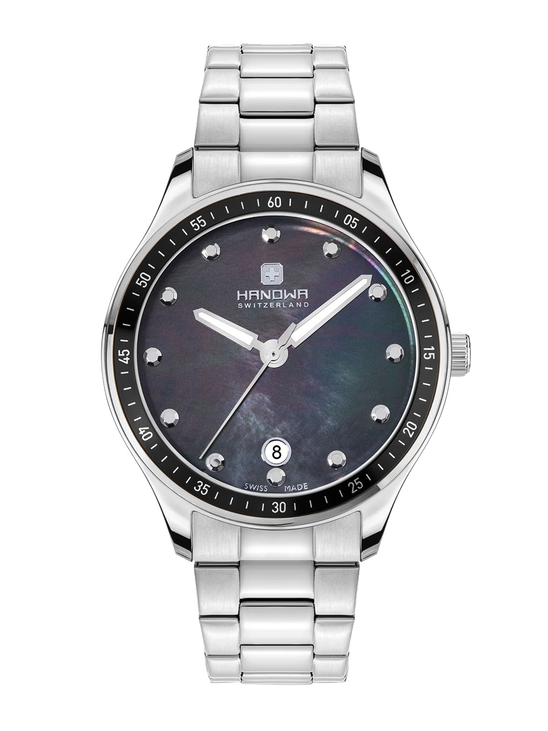Hanowa Ajoie Women Stainless Steel Bracelet Style Straps Analogue Watch HAWLH2200302, Black
Hanowa Ajoie Women Stainless Steel Bracelet Style Straps Analogue Watch HAWLH2200302, Black