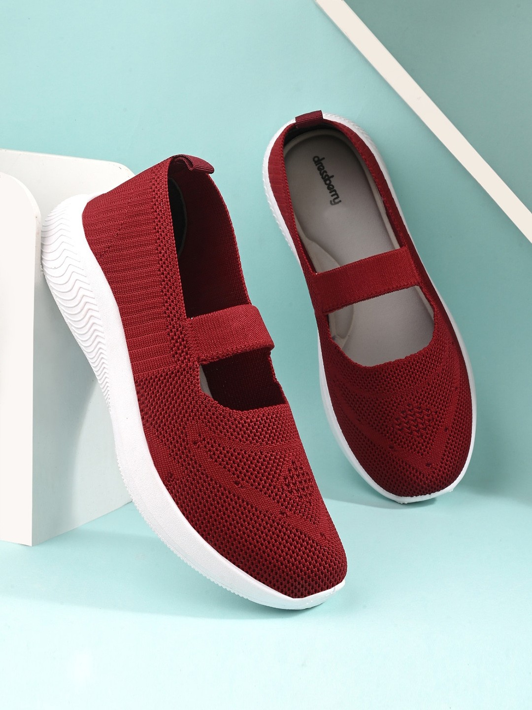 DressBerry Women Marron & White Mesh Lightweight Comfort Insole Slip-On Sneakers, Maroon
DressBerry Women Marron & White Mesh Lightweight Comfort Insole Slip-On Sneakers, Maroon