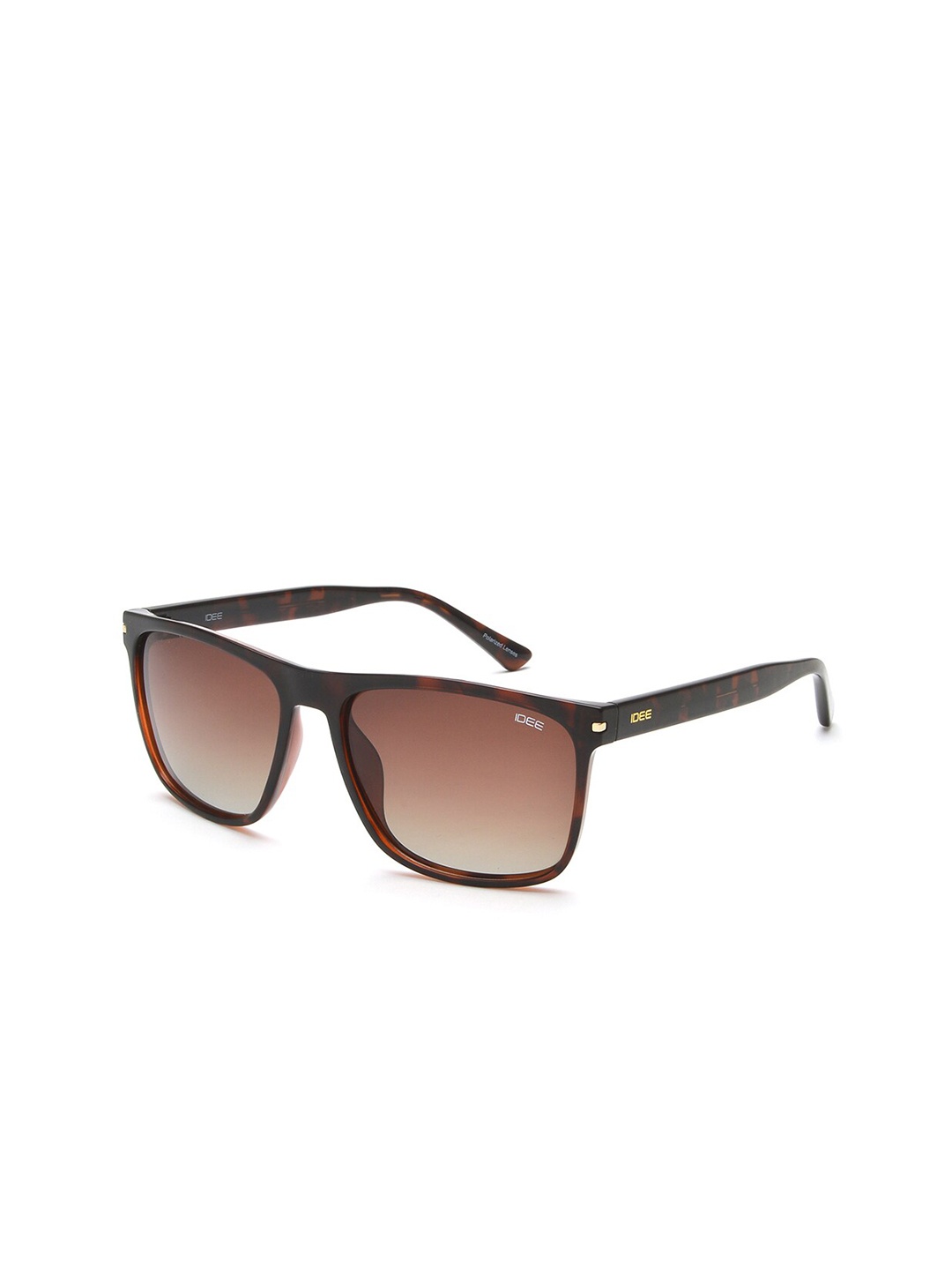 

IDEE Men Square Sunglasses with UV Protected Lens IDS2947C2PSG, Brown