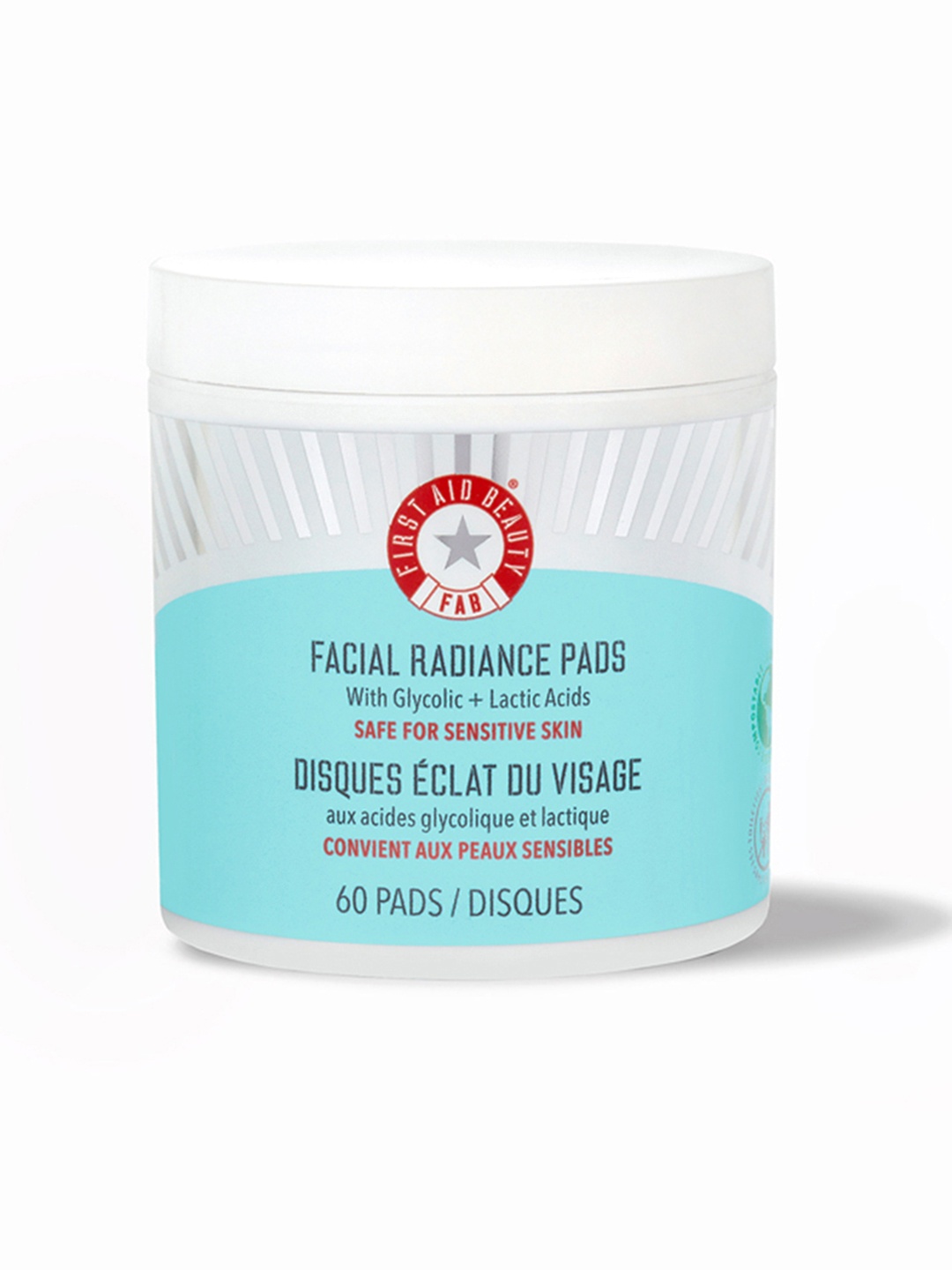 First Aid Beauty Facial Radiance Pads with Glycolic Acid & Lactic Acid - 60 Pads, Blue
First Aid Beauty Facial Radiance Pads with Glycolic Acid & Lactic Acid - 60 Pads, Blue