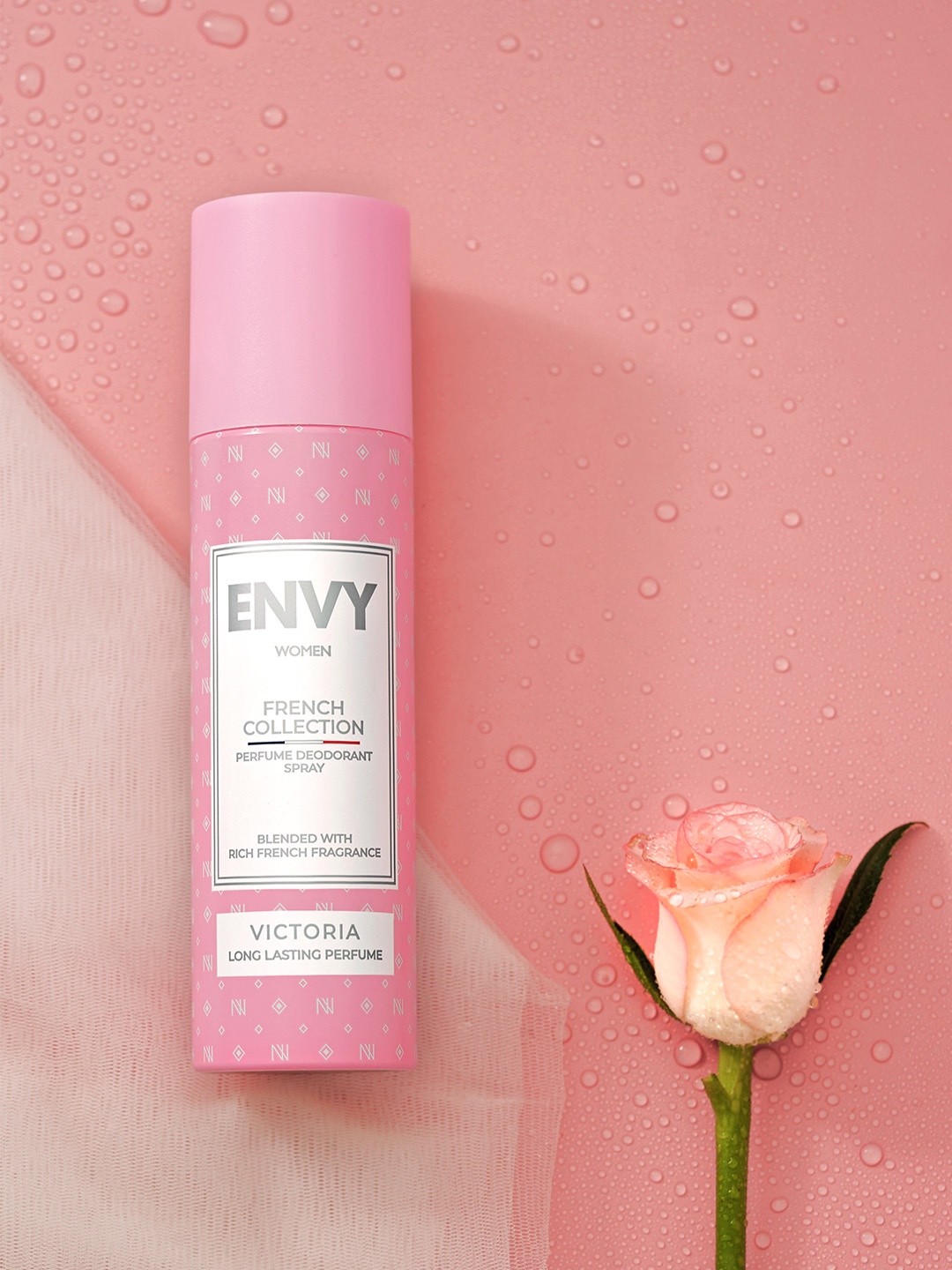 Envy Women French Collection Victoria Long Lasting Perfume Deodorant Spray - 99g, Pink
Envy Women French Collection Victoria Long Lasting Perfume Deodorant Spray - 99g, Pink