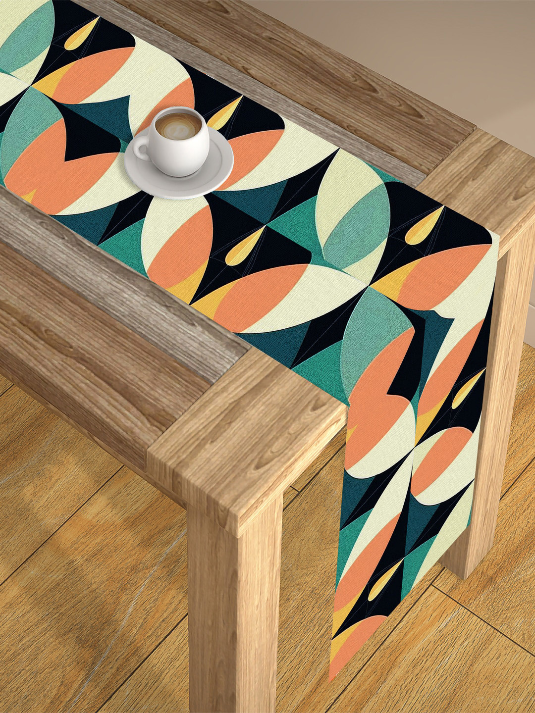 AEROHAVEN Black & Blue Digital Printed 6 Seater Table Runner 
AEROHAVEN Black & Blue Digital Printed 6 Seater Table Runner