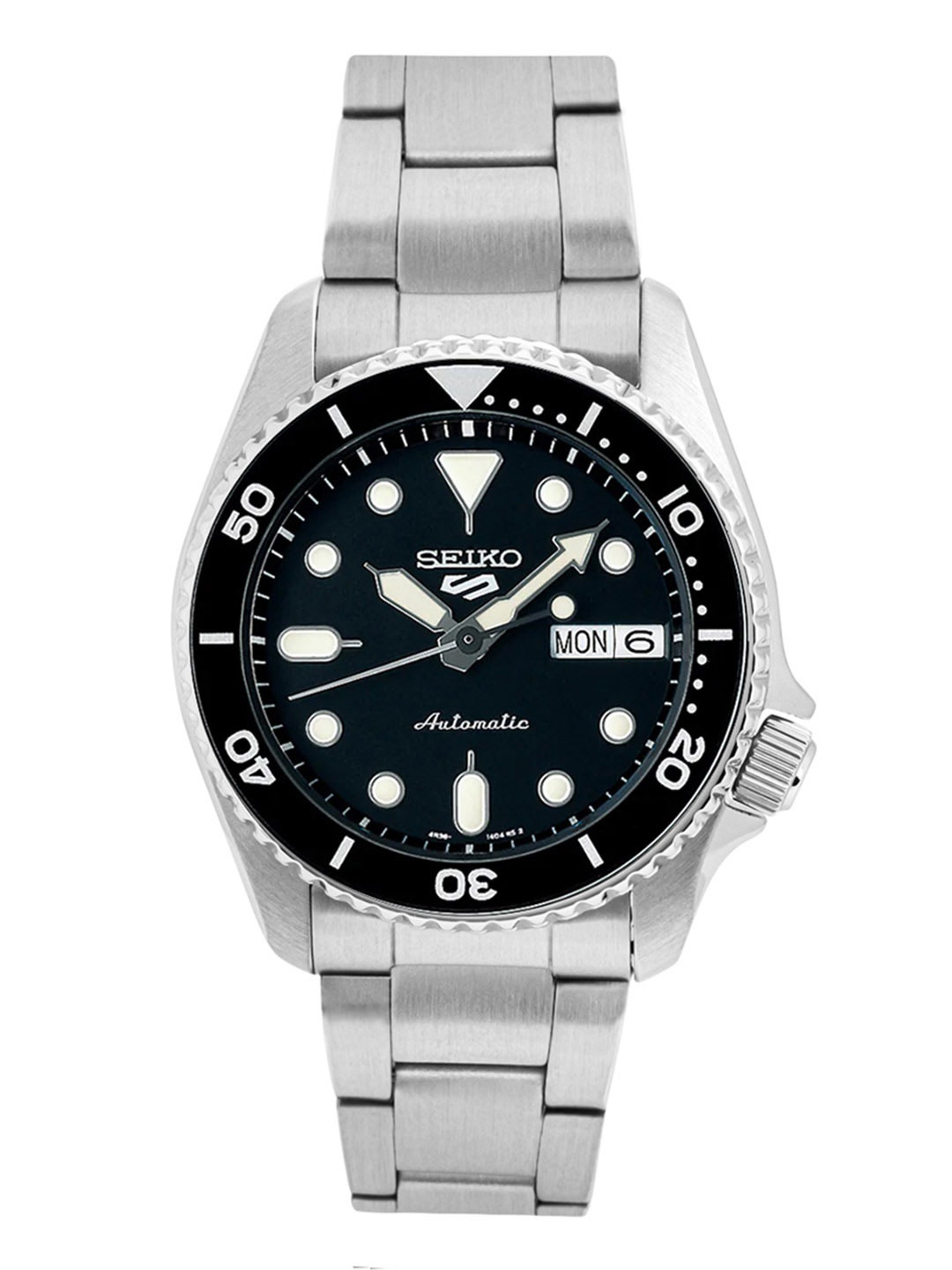 SEIKO Men Stainless Steel Bracelet Straps Analogue Automatic Motion Powered Watch SRPK29K1, Black
SEIKO Men Stainless Steel Bracelet Straps Analogue Automatic Motion Powered Watch SRPK29K1, Black