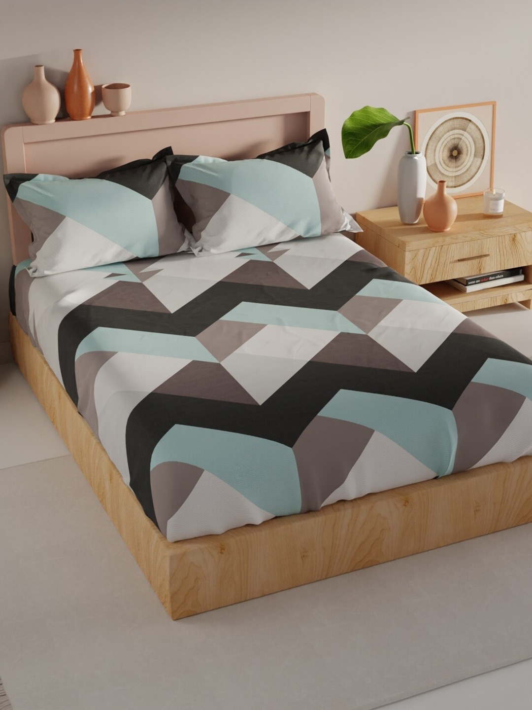 BIANCA Geo Tokyo Grey Geometric Microfiber 200 TC King Bedsheet With 2 Pillow Covers
BIANCA Geo Tokyo Grey Geometric Microfiber 200 TC King Bedsheet With 2 Pillow Covers
