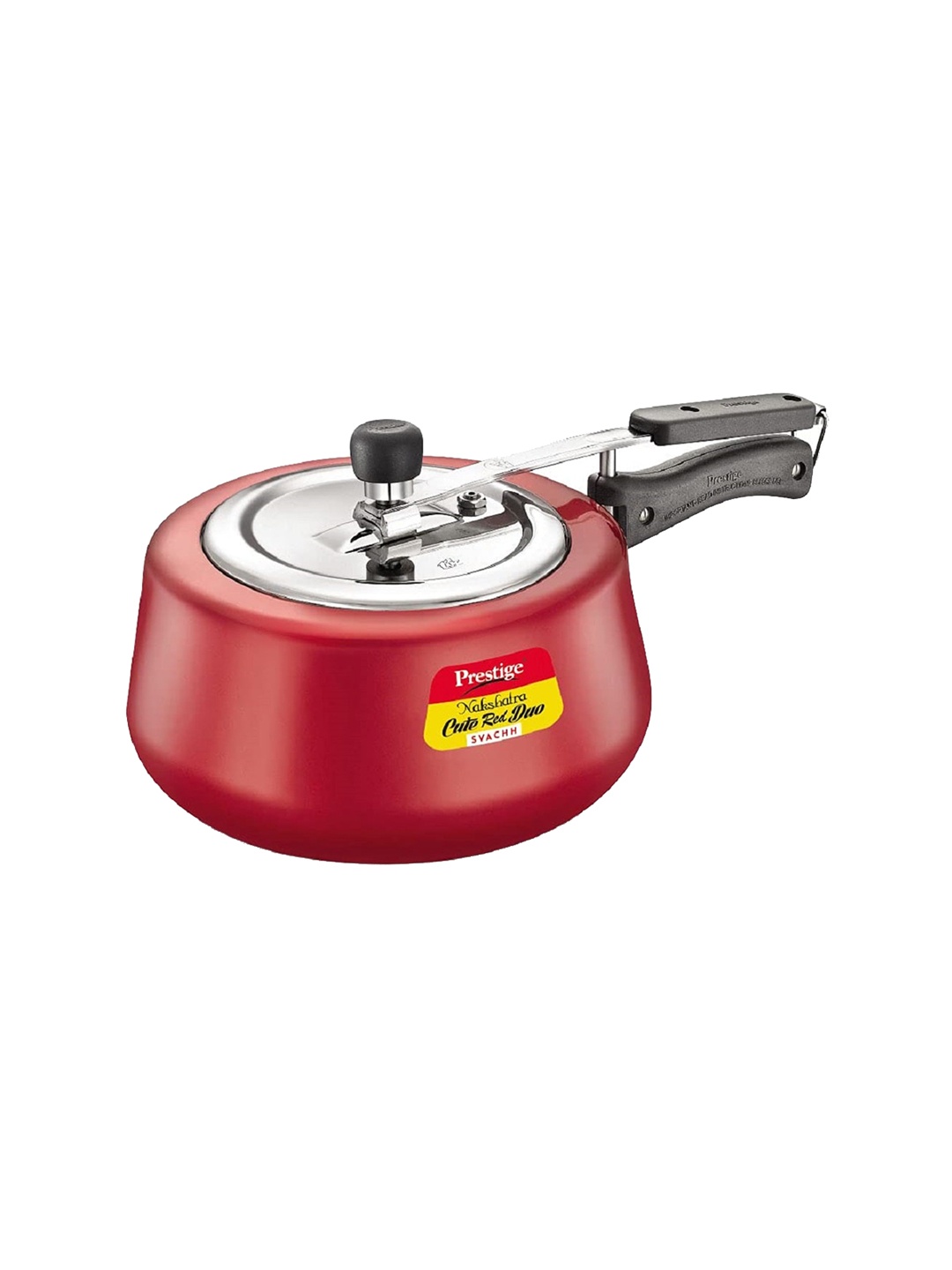 Prestige Nakshatra Cute Duo Svachh Red Aluminium Spillage Control Pressure Cooker 3 L
Prestige Nakshatra Cute Duo Svachh Red Aluminium Spillage Control Pressure Cooker 3 L