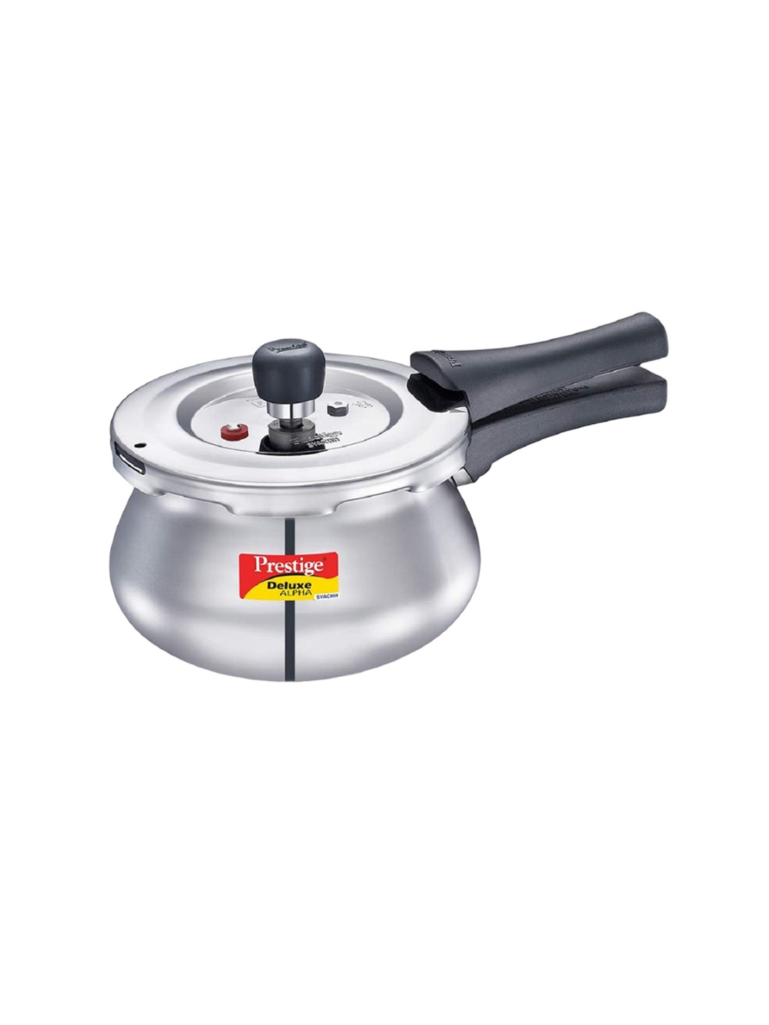 Prestige Deluxe Alpha Svachh Stainless Steel Spillage Control Handi Pressure Cooker 2L, Silver
Prestige Deluxe Alpha Svachh Stainless Steel Spillage Control Handi Pressure Cooker 2L, Silver