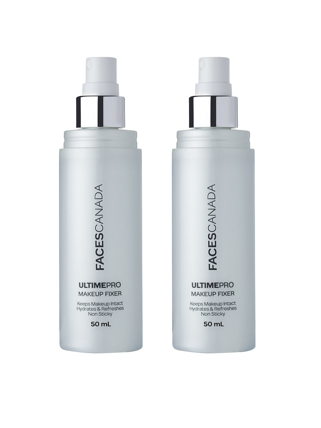 FACES CANADA Set of 2 Ultime Pro Non-Sticky Makeup Fixer with Hyaluronic Acid - 50ml each, Green
FACES CANADA Set of 2 Ultime Pro Non-Sticky Makeup Fixer with Hyaluronic Acid - 50ml each, Green