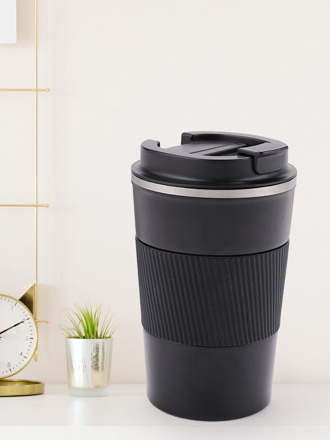 Kuber Industries Black Stainless Steel Insulated Coffee Cup With Sipper Mouth 380 ML
Kuber Industries Black Stainless Steel Insulated Coffee Cup With Sipper Mouth 380 ML