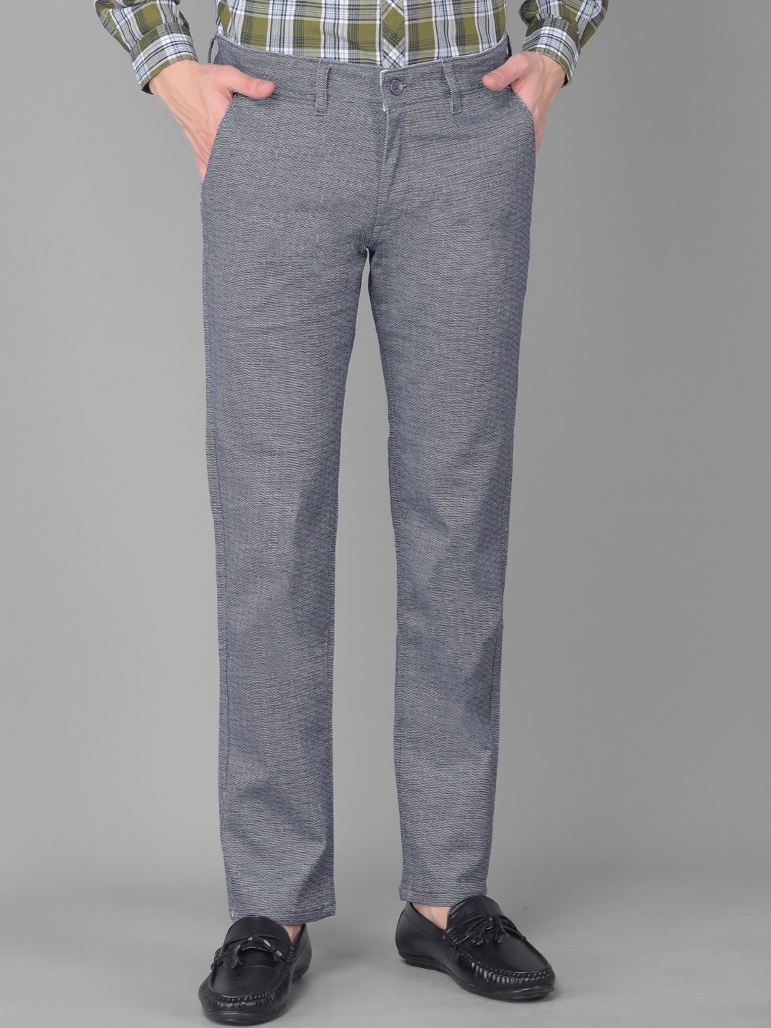 American Archer Men Smart Slim Fit Textured Wrinkle Free Cotton Regular Trousers, Navy blue
American Archer Men Smart Slim Fit Textured Wrinkle Free Cotton Regular Trousers, Navy blue