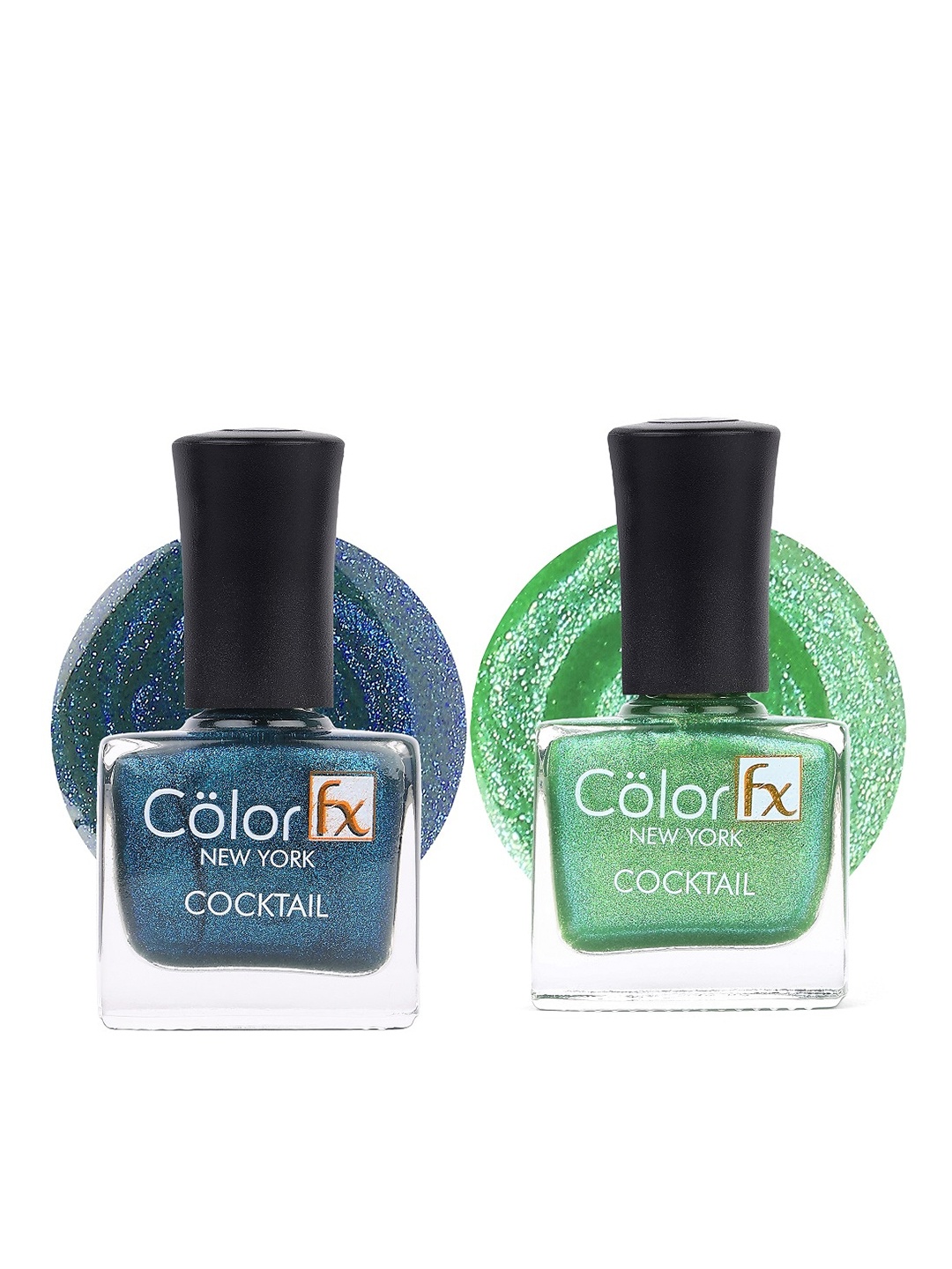 Color Fx Set Of 4 Cocktail Party Collection Nail Enamel - 9ml Each - Green 134-Blue 135
Color Fx Set Of 4 Cocktail Party Collection Nail Enamel - 9ml Each - Green 134-Blue 135