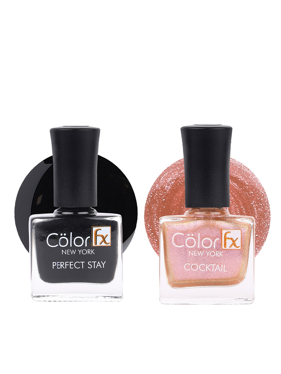 Color Fx Set Of 2 Perfect Stay & Cocktail Long Lasting Nail Enamel 9ml Each- 136-119, Pink
Color Fx Set Of 2 Perfect Stay & Cocktail Long Lasting Nail Enamel 9ml Each- 136-119, Pink