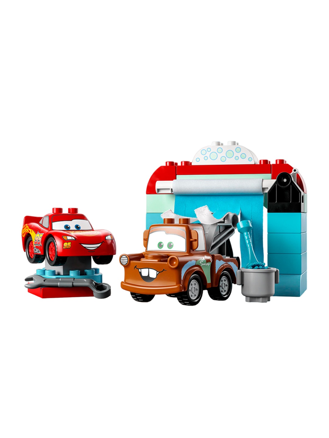 LEGO Disney and Pixars Cars Lightning McQueen & Maters Car Wash Construction Toys, Red
LEGO Disney and Pixars Cars Lightning McQueen & Maters Car Wash Construction Toys, Red