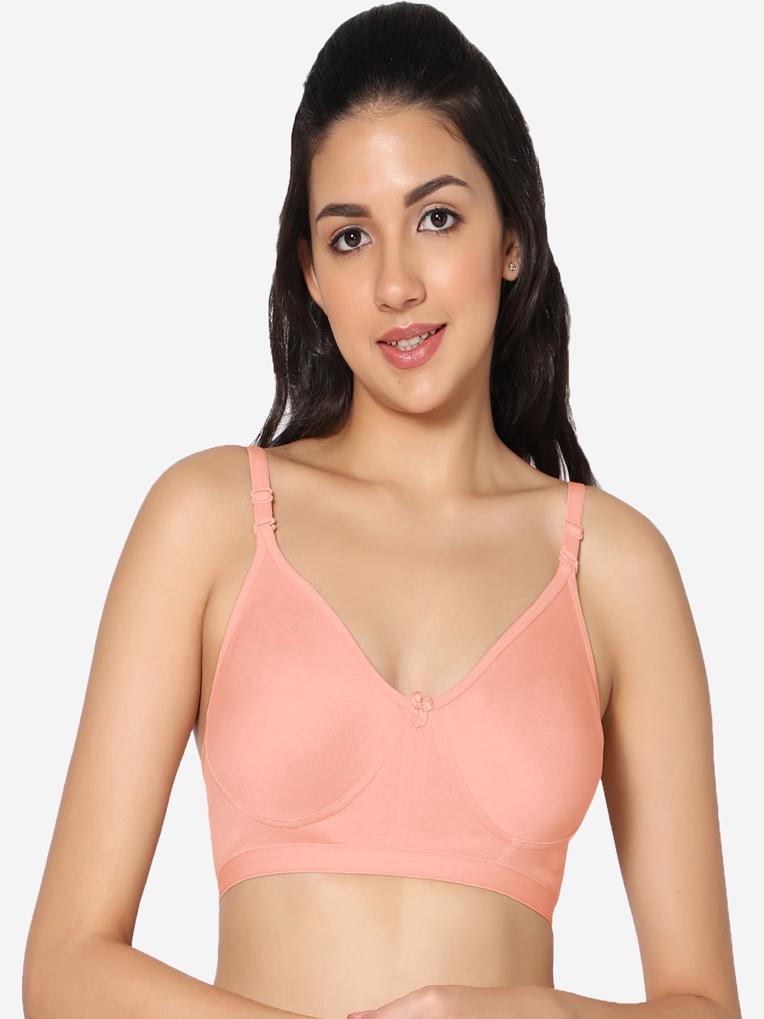 In Care Full Coverage Non Padded All Day Comfort Super Support Cotton T-shirt Bra, Peach
In Care Full Coverage Non Padded All Day Comfort Super Support Cotton T-shirt Bra, Peach
