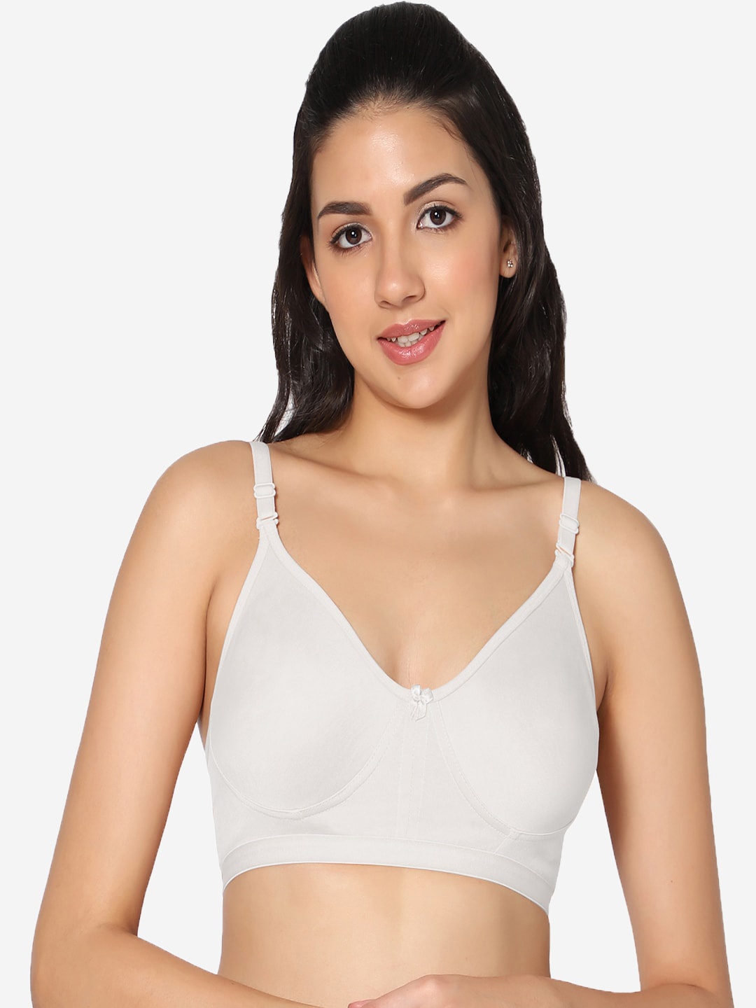In Care Full Coverage Non Padded All Day Comfort Super Support Cotton T-shirt Bra, White
In Care Full Coverage Non Padded All Day Comfort Super Support Cotton T-shirt Bra, White