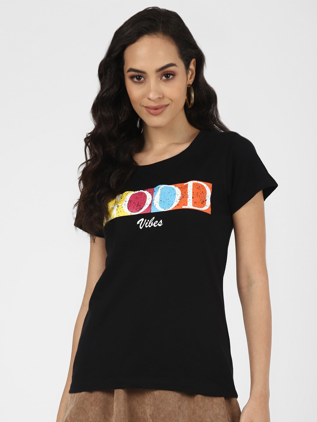 UrbanMark Typography Printed Pure Cotton T-shirt, Black
UrbanMark Typography Printed Pure Cotton T-shirt, Black