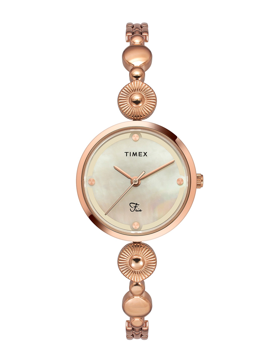 Timex Women Stainless Steel Bracelet Style Straps Analogue Watch TWEL18201, Off white
Timex Women Stainless Steel Bracelet Style Straps Analogue Watch TWEL18201, Off white