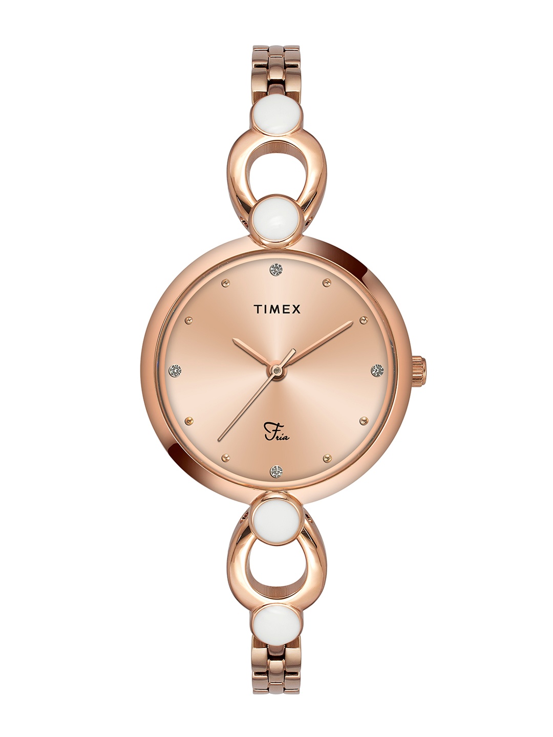 Timex Women Stainless Steel Bracelet Style Straps Analogue Watch TWEL18103, Rose gold
Timex Women Stainless Steel Bracelet Style Straps Analogue Watch TWEL18103, Rose gold