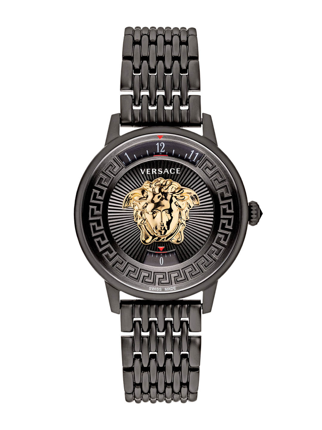 Versace Unisex Embellished Dial & Bracelet Style Straps Analogue Watch VEZ200521, Black
Versace Unisex Embellished Dial & Bracelet Style Straps Analogue Watch VEZ200521, Black