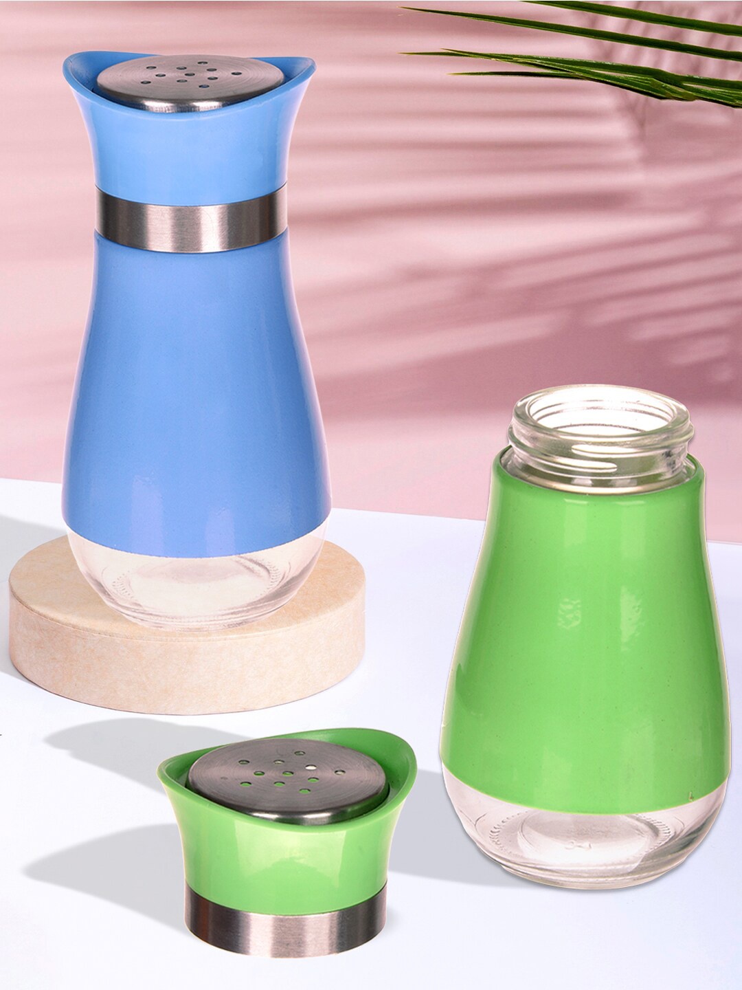 Kuber Industries Blue & Green 2 Pieces Stainless Steel Salt & Pepper Masala Boxs
Kuber Industries Blue & Green 2 Pieces Stainless Steel Salt & Pepper Masala Boxs