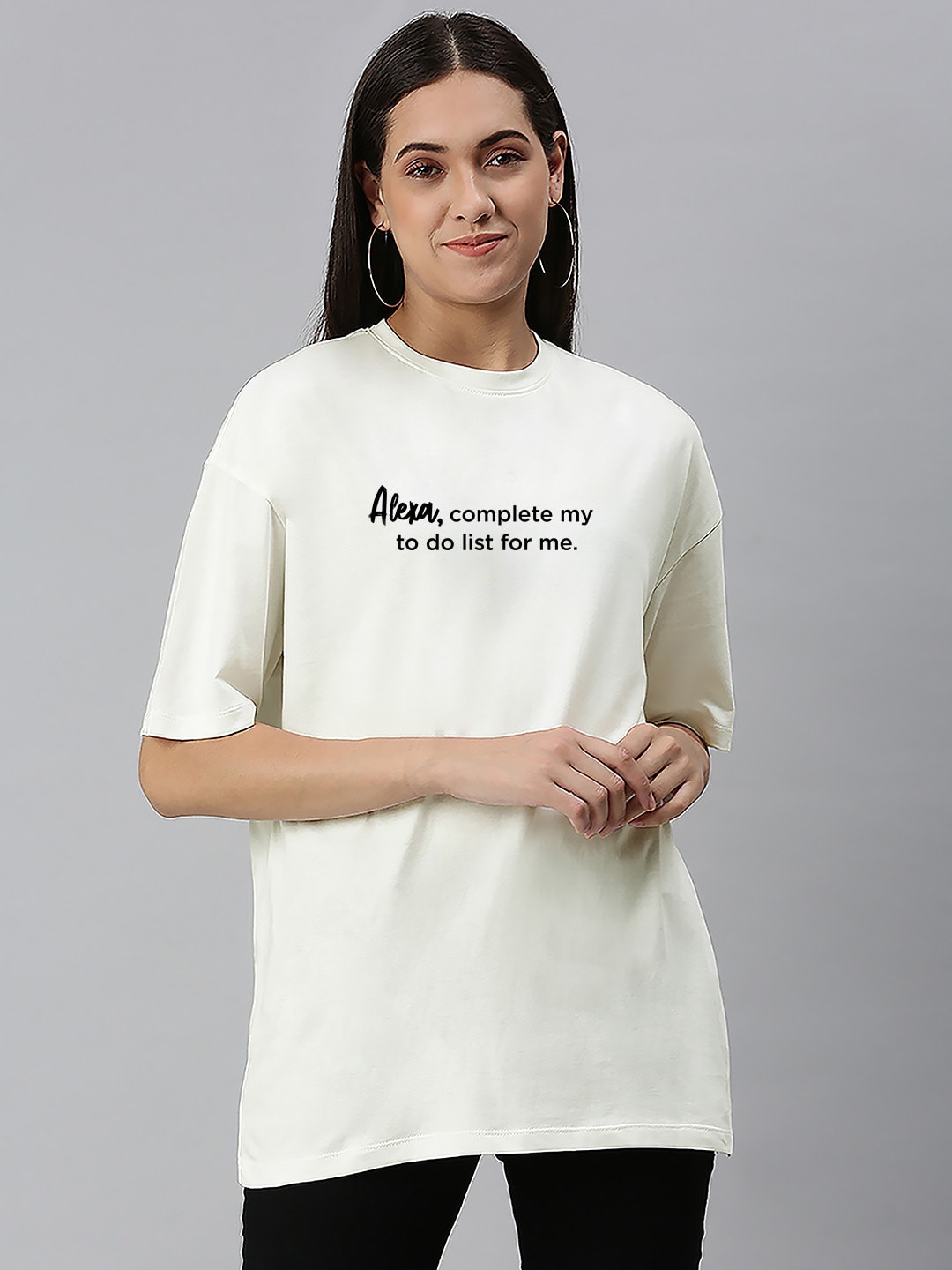 Harvard Women Off White Typography T-shirt