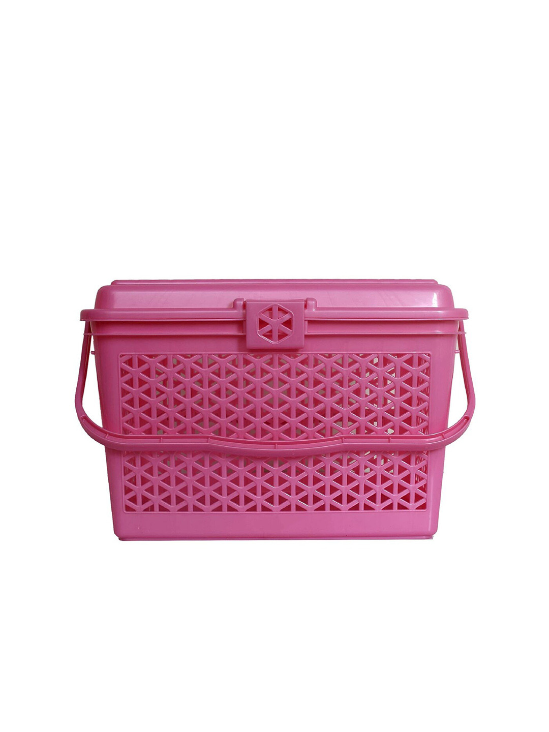 Kuber Industries Pink Trendy Shopping Big Basket with Lid
Kuber Industries Pink Trendy Shopping Big Basket with Lid