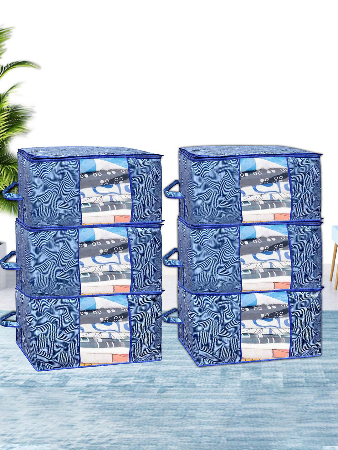 Kuber Industries Blue 6-Pieces Printed Multi-Utility Organizers
Kuber Industries Blue 6-Pieces Printed Multi-Utility Organizers