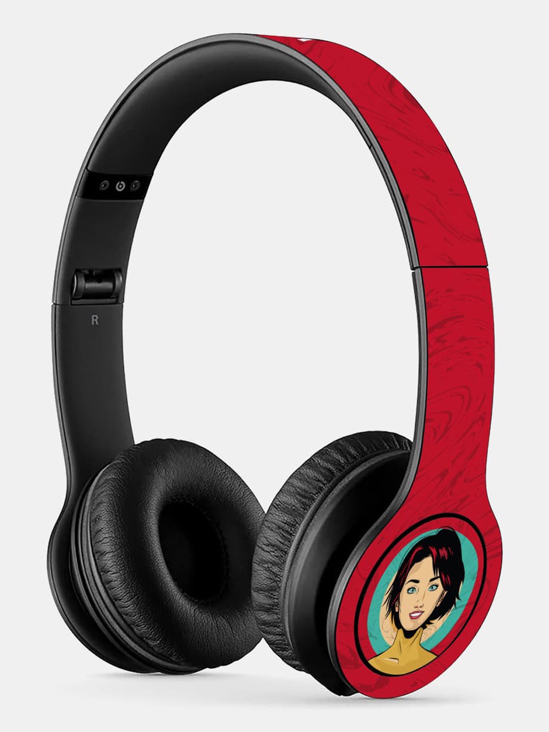 macmerise Unisex Printed P47 Bluetooth Wireless On-Ear Headphones With Microphone, Black
macmerise Unisex Printed P47 Bluetooth Wireless On-Ear Headphones With Microphone, Black
