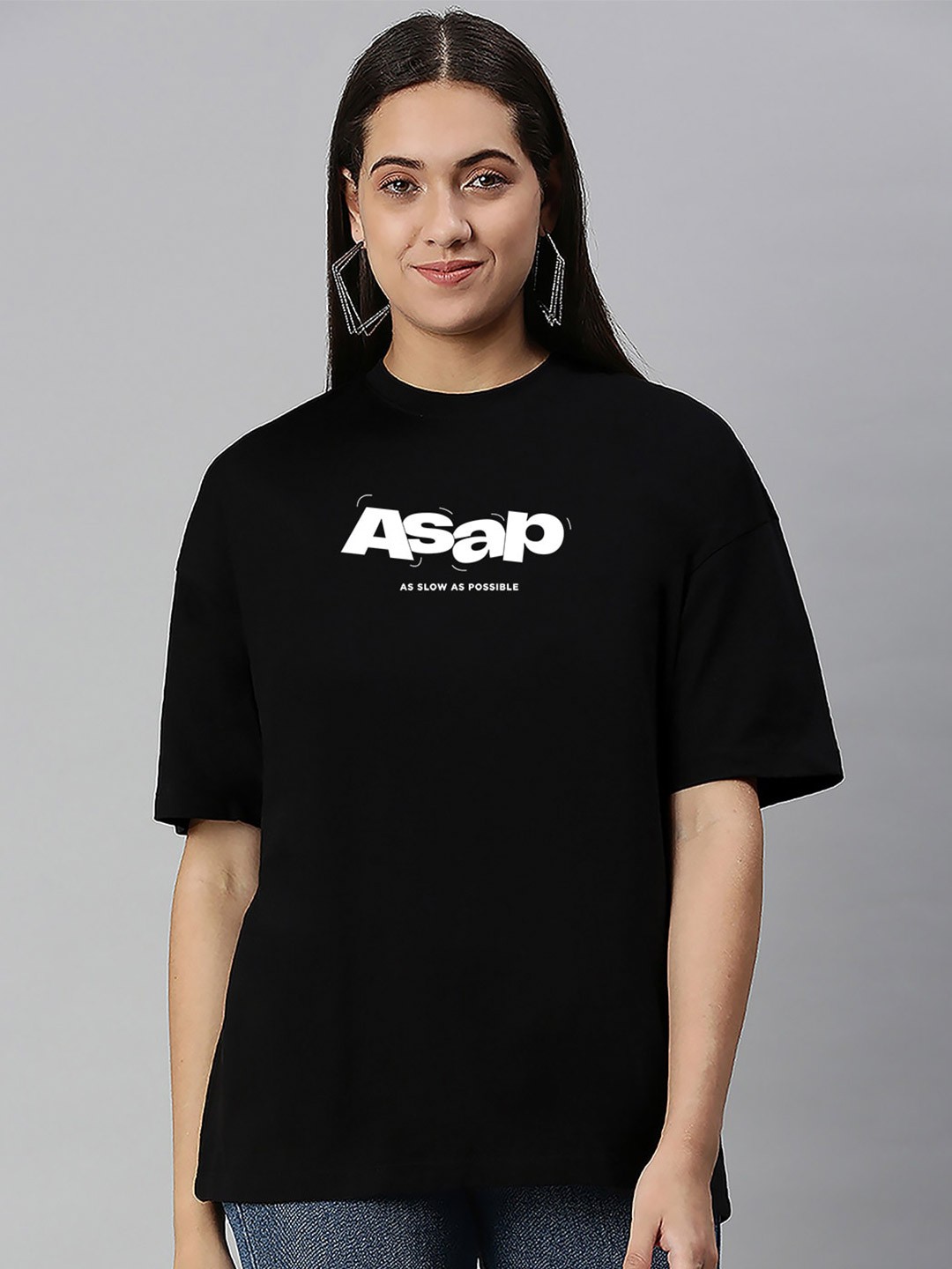 Harvard Typography Printed Round Neck Drop-Shoulder Sleeves Cotton Oversized T-shirt, Black
Harvard Typography Printed Round Neck Drop-Shoulder Sleeves Cotton Oversized T-shirt, Black
