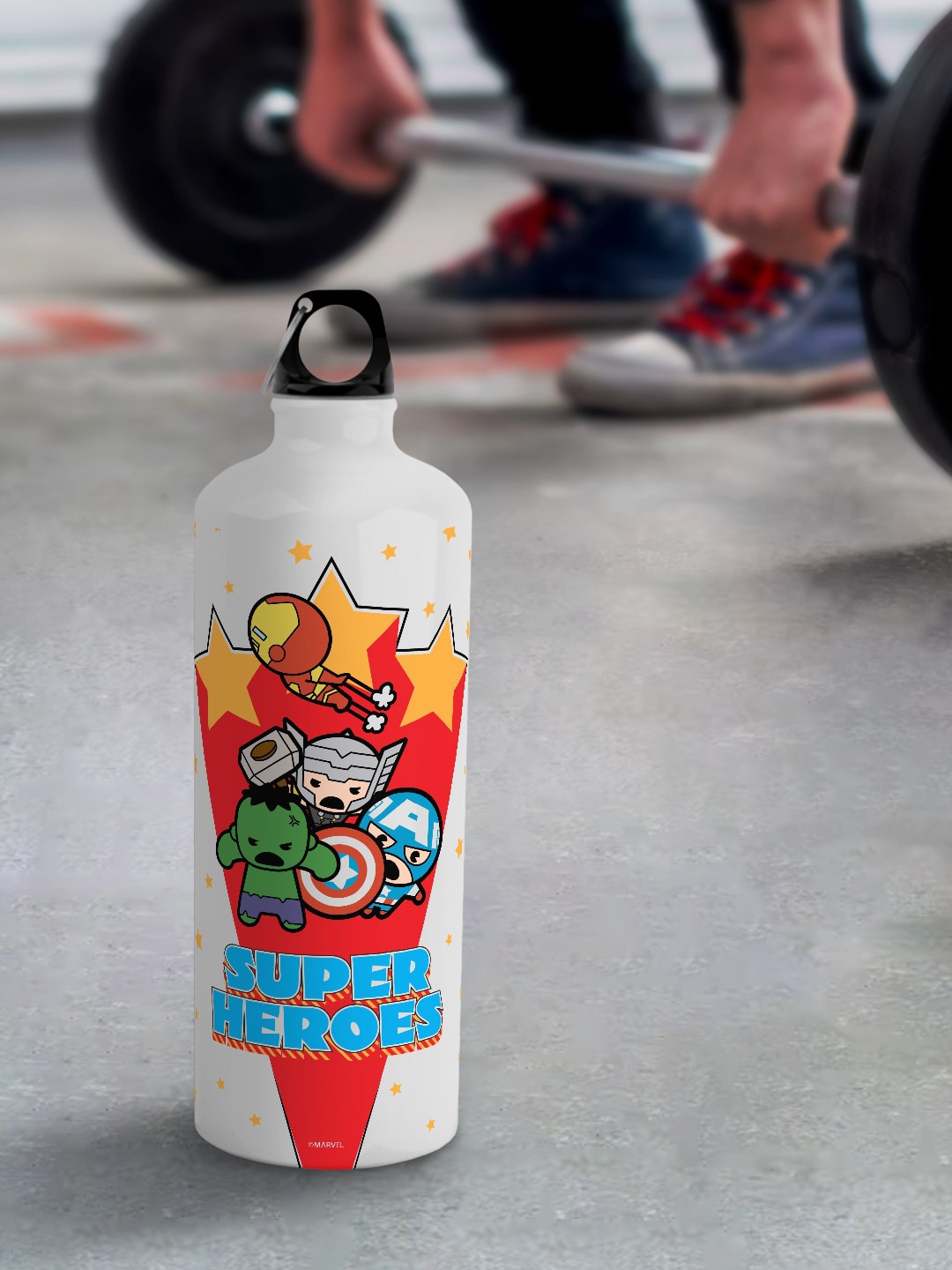 macmerise Marvel White Leak Proof First Avengers Kawaii Aluminium Water Bottle 750ml
macmerise Marvel White Leak Proof First Avengers Kawaii Aluminium Water Bottle 750ml