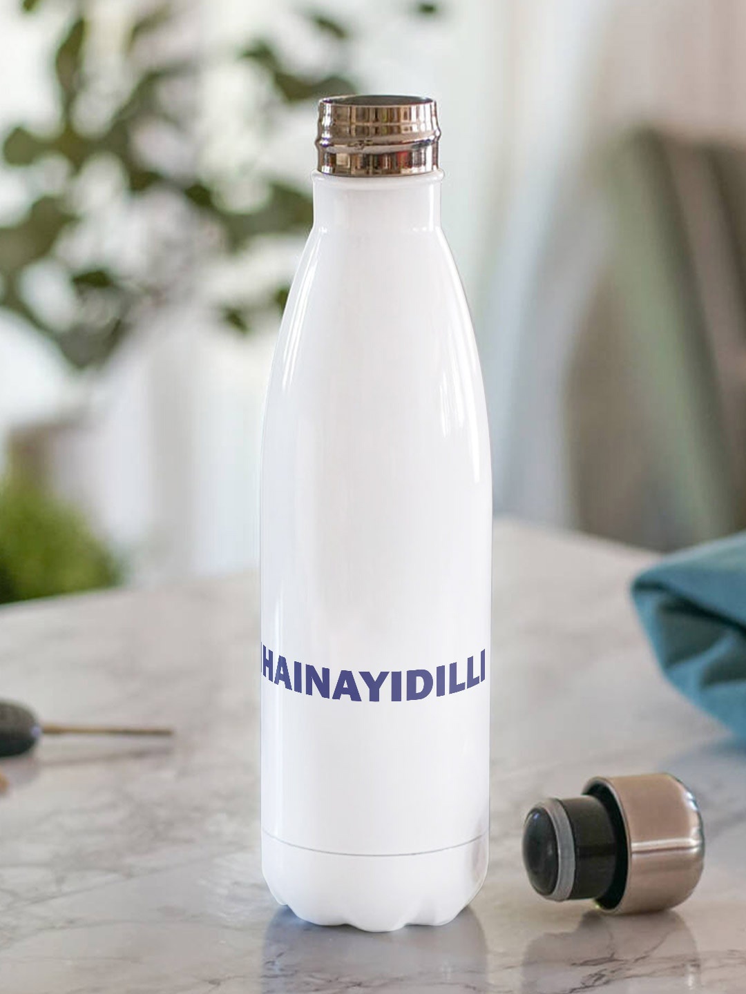 macmerise Leak Proof Delhi Capitals Logo Design Stainless Steel Water Bottle 500ml, White
macmerise Leak Proof Delhi Capitals Logo Design Stainless Steel Water Bottle 500ml, White