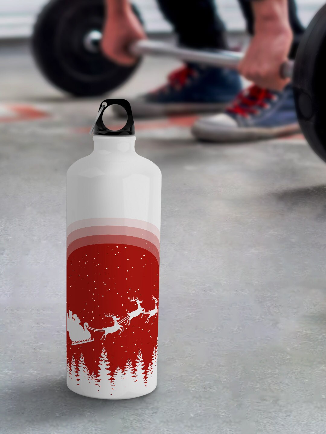 macmerise White & Red Christmas Sleigh Design Leak Proof Aluminum Water Bottle-750ml
macmerise White & Red Christmas Sleigh Design Leak Proof Aluminum Water Bottle-750ml
