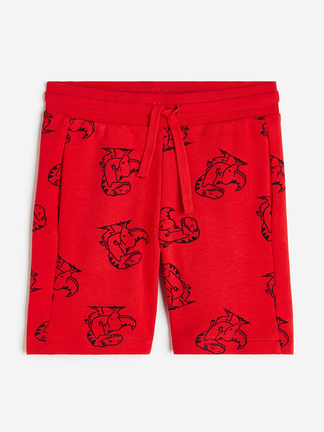 H&M Boys Patterned Sweatshorts, Red