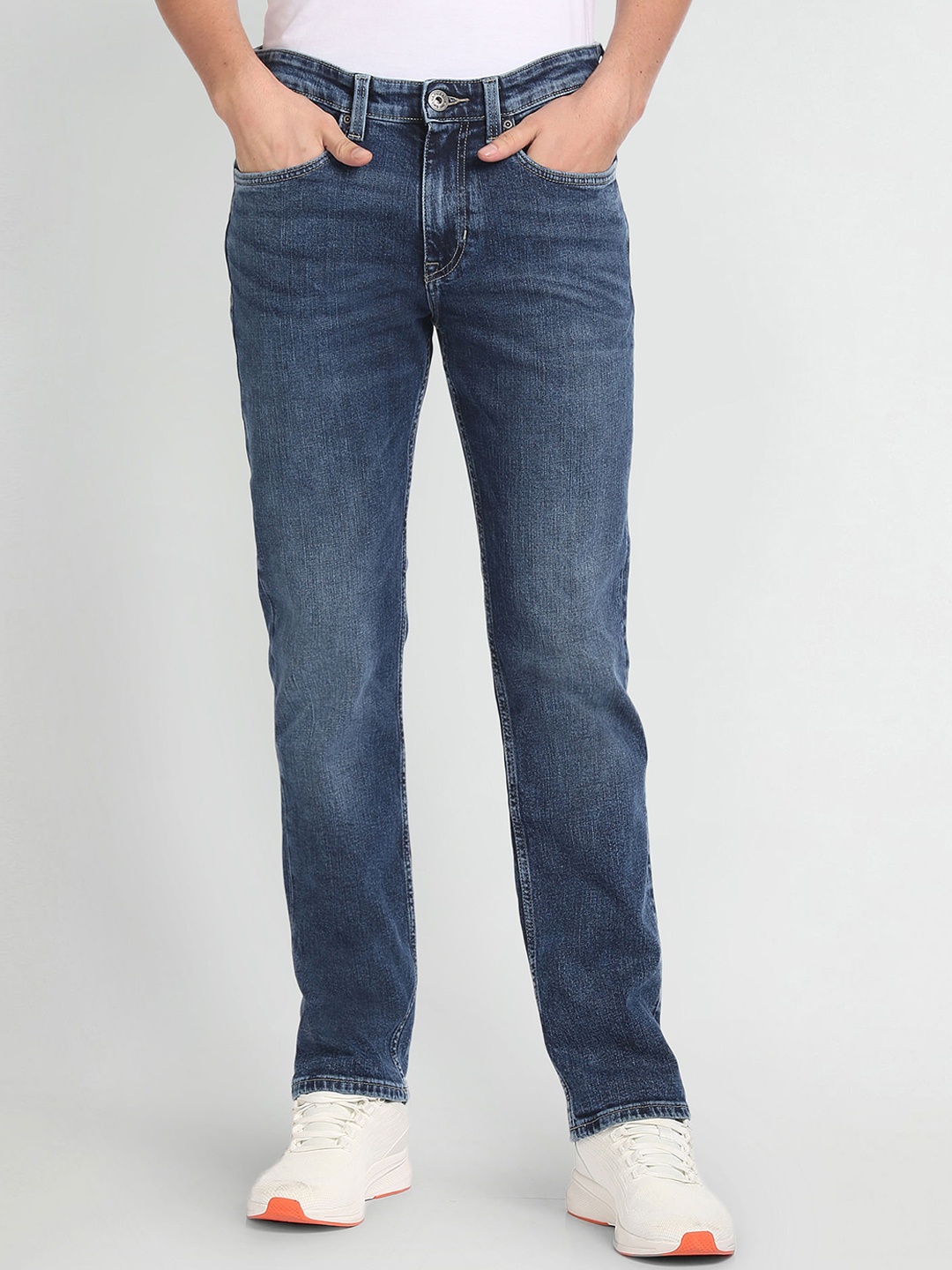 U.S. Polo Assn. Denim Co. Men Blue Harold Slim Straight Fit Clean Look Heavy Fade Jeans
U.S. Polo Assn. Denim Co. Men Blue Harold Slim Straight Fit Clean Look Heavy Fade Jeans