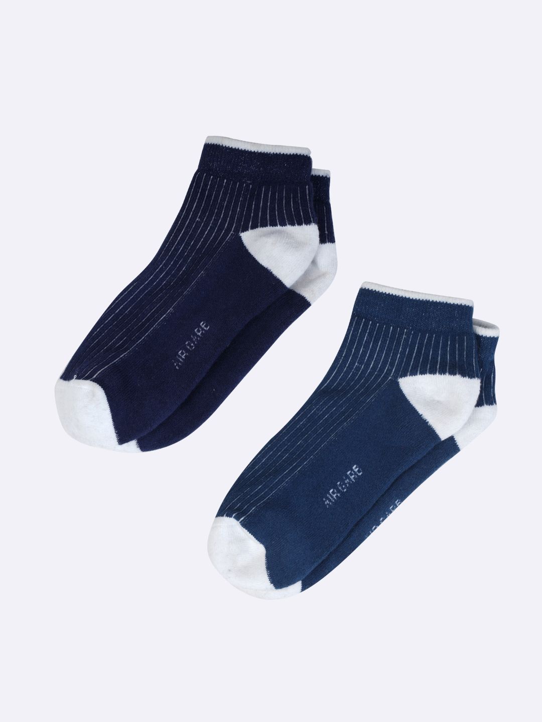 AIR GARB Unisex Pack of 2 Colourblocked Breathable Pure Cotton Ankle Length Socks, Blue
AIR GARB Unisex Pack of 2 Colourblocked Breathable Pure Cotton Ankle Length Socks, Blue